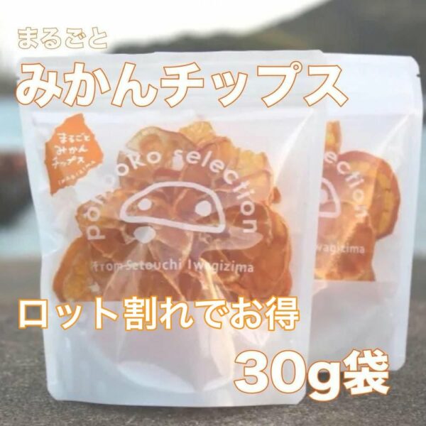 ロット割れでお得！みかんチップス